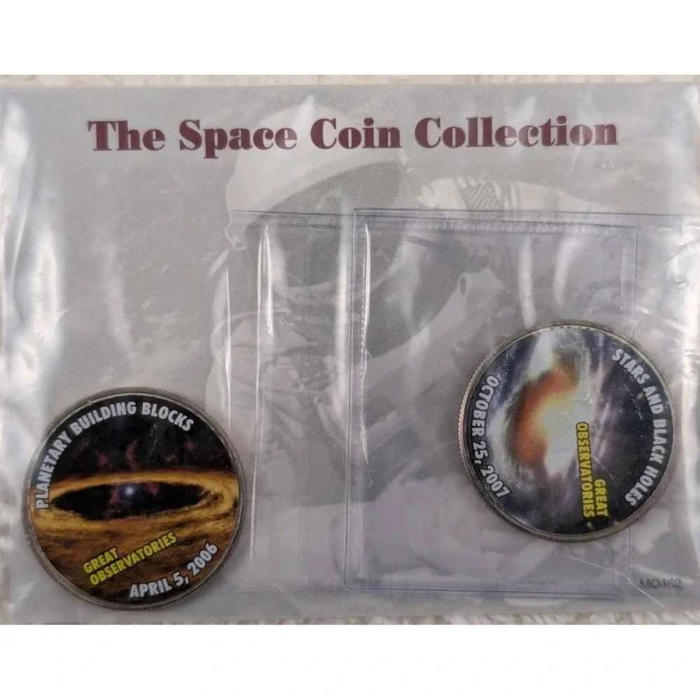 Mystic Stamp Space Coin Collection Kennedy Half Dollars Apollo NASA Lot of 13